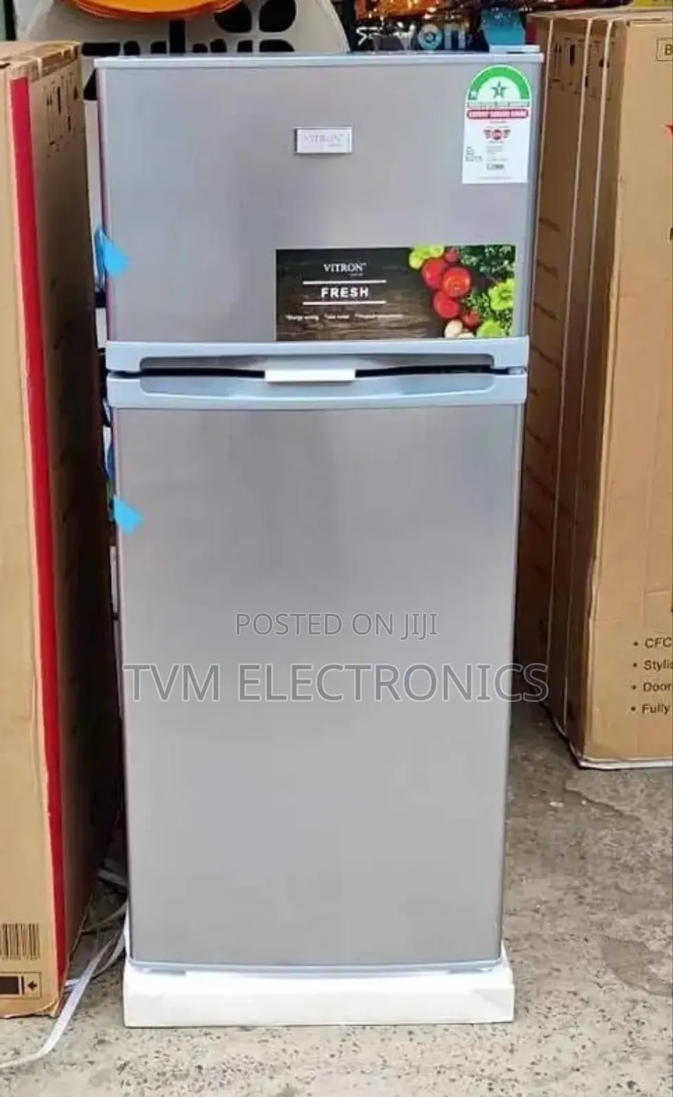 Vitron 125 Litres Double Door Refrigerator