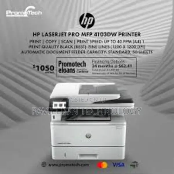 Hp Laserjet Pro MFP 4103dw Printer