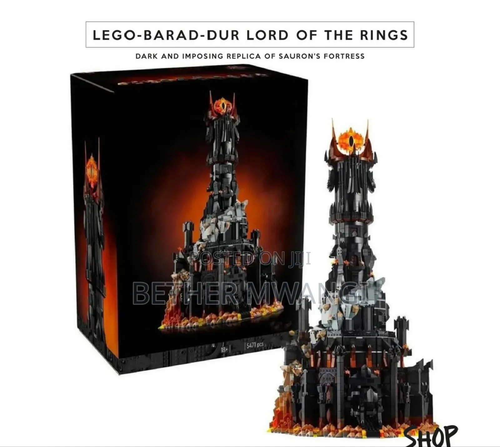 Lego- Barad - Dur - Lord of the Rings in Kenya