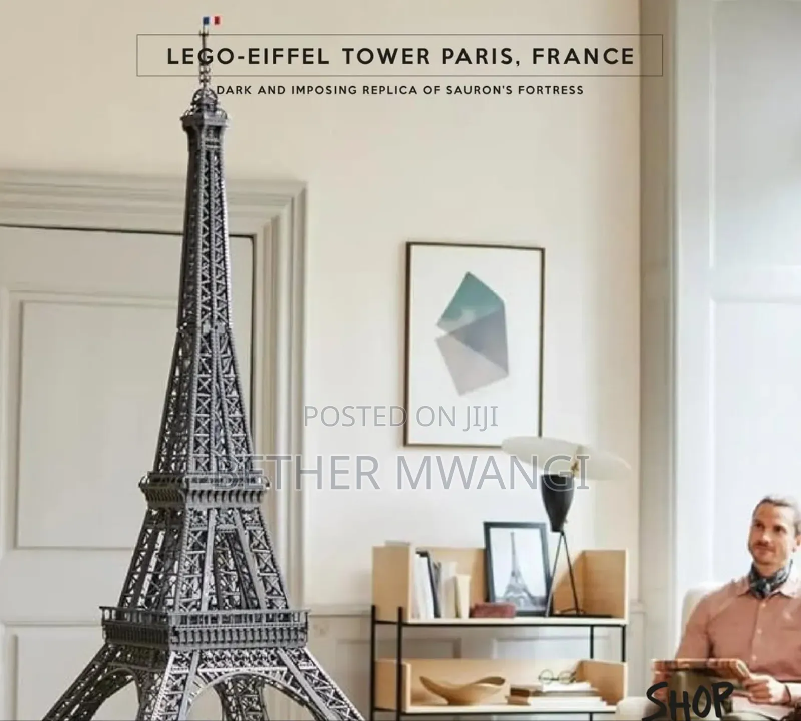 Lego - Eiffel Tower Paris, France in Kenya