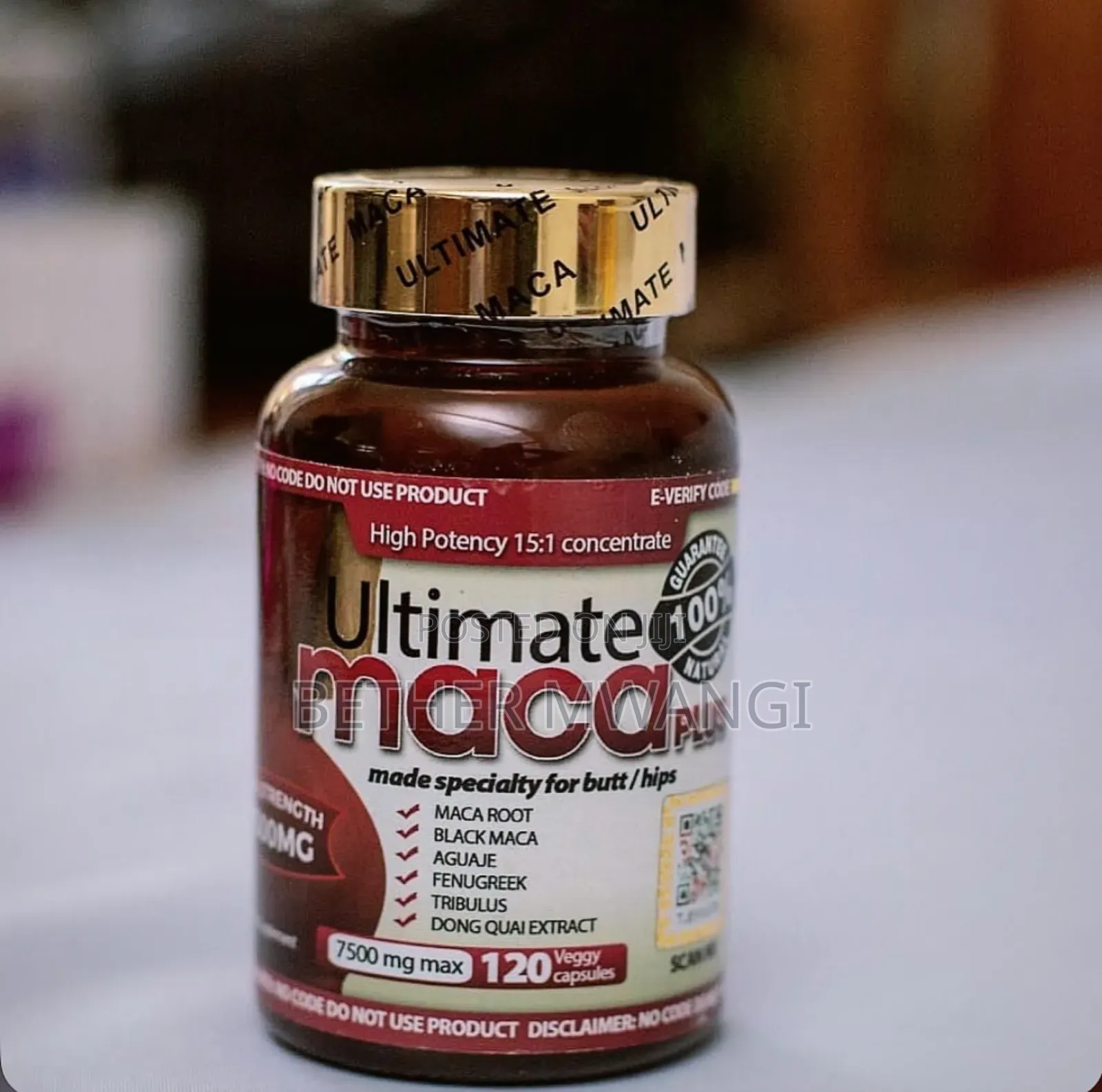 Original New Ultimate Maca Plus (7500mg) Supplements in Kenya