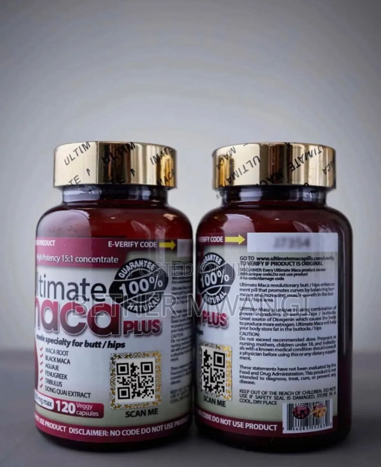 Original New Ultimate Maca Plus (7500mg) Supplements in Kenya