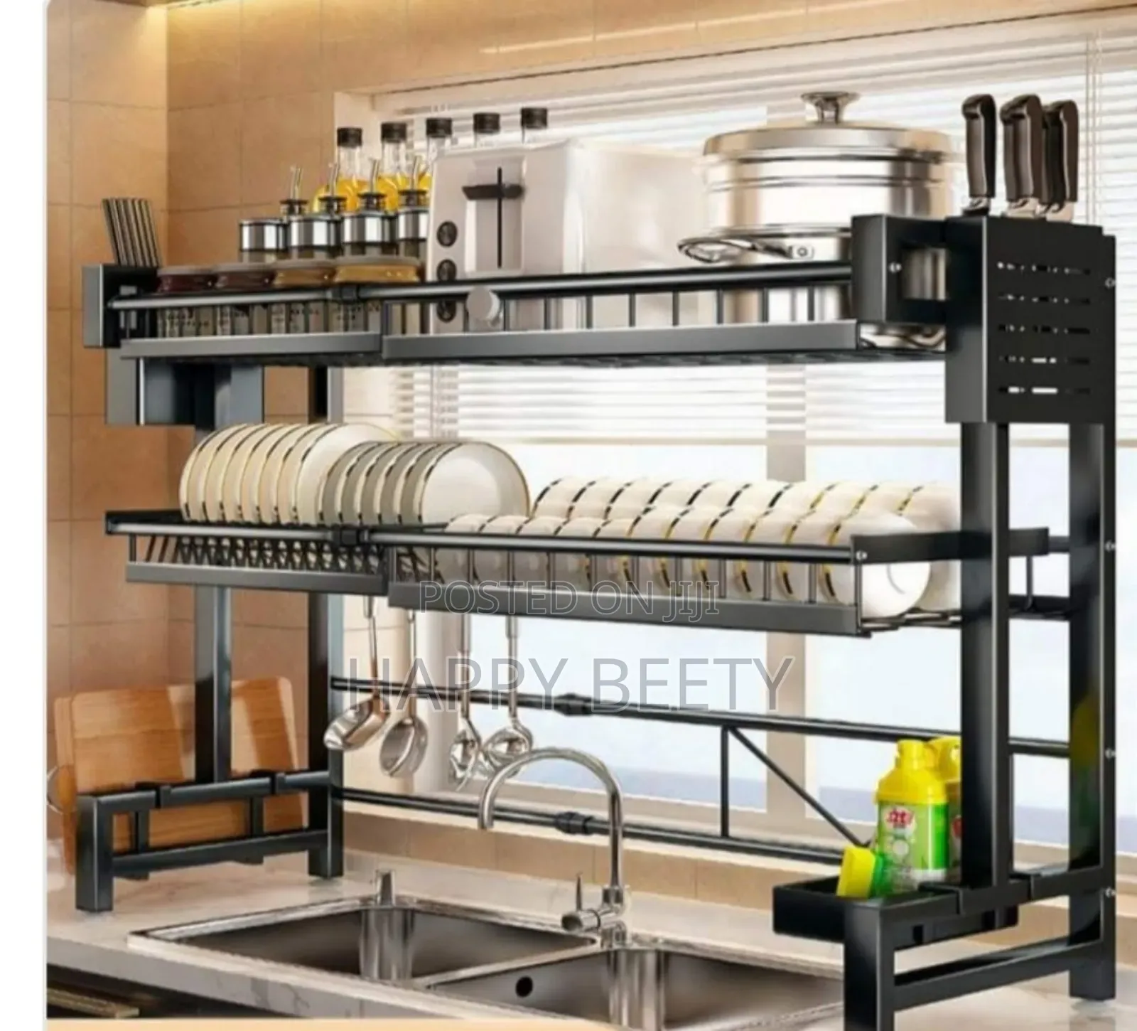 Double Layer Over the Sink Dish Rack