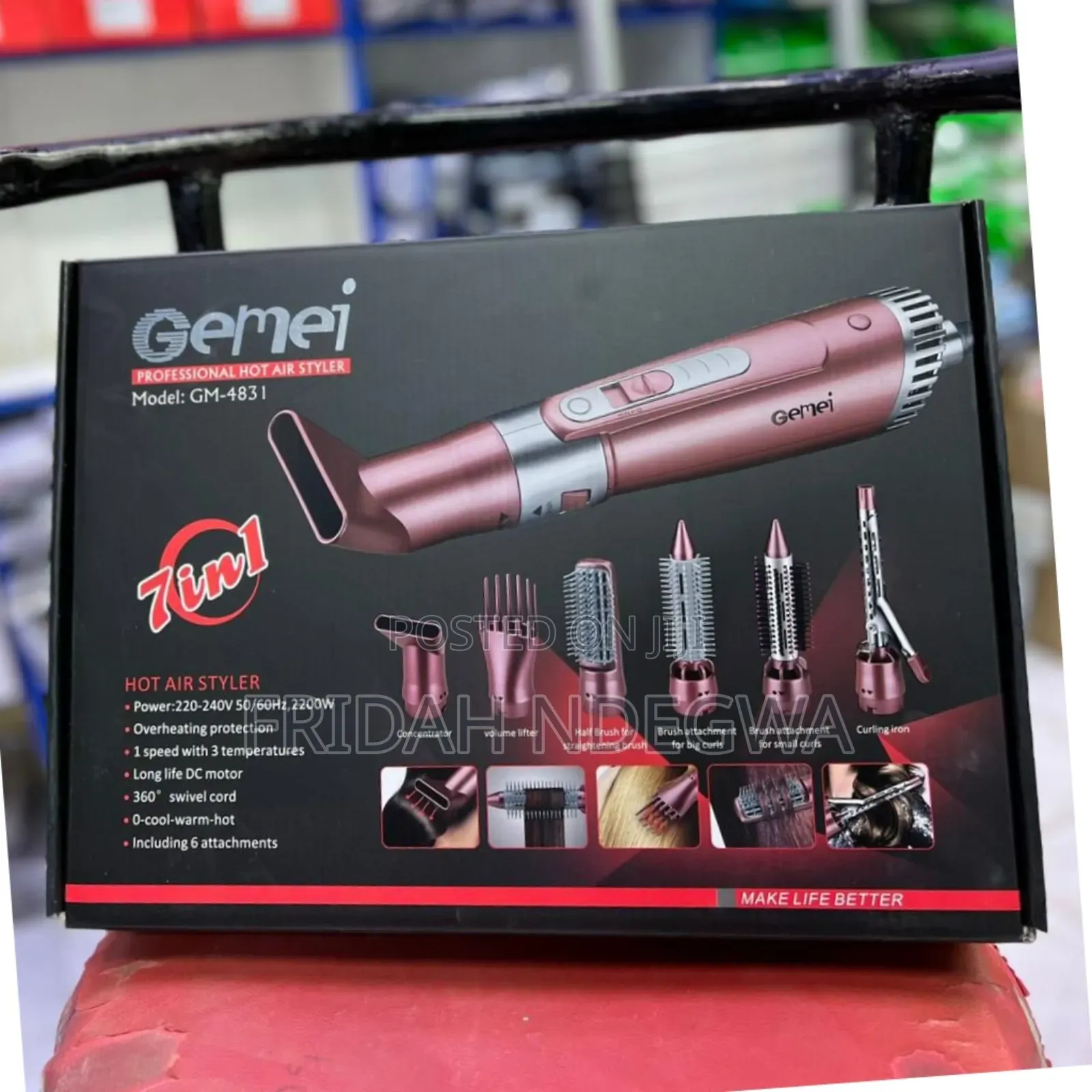 Geemy 7 in 1 Professional Hair Styler