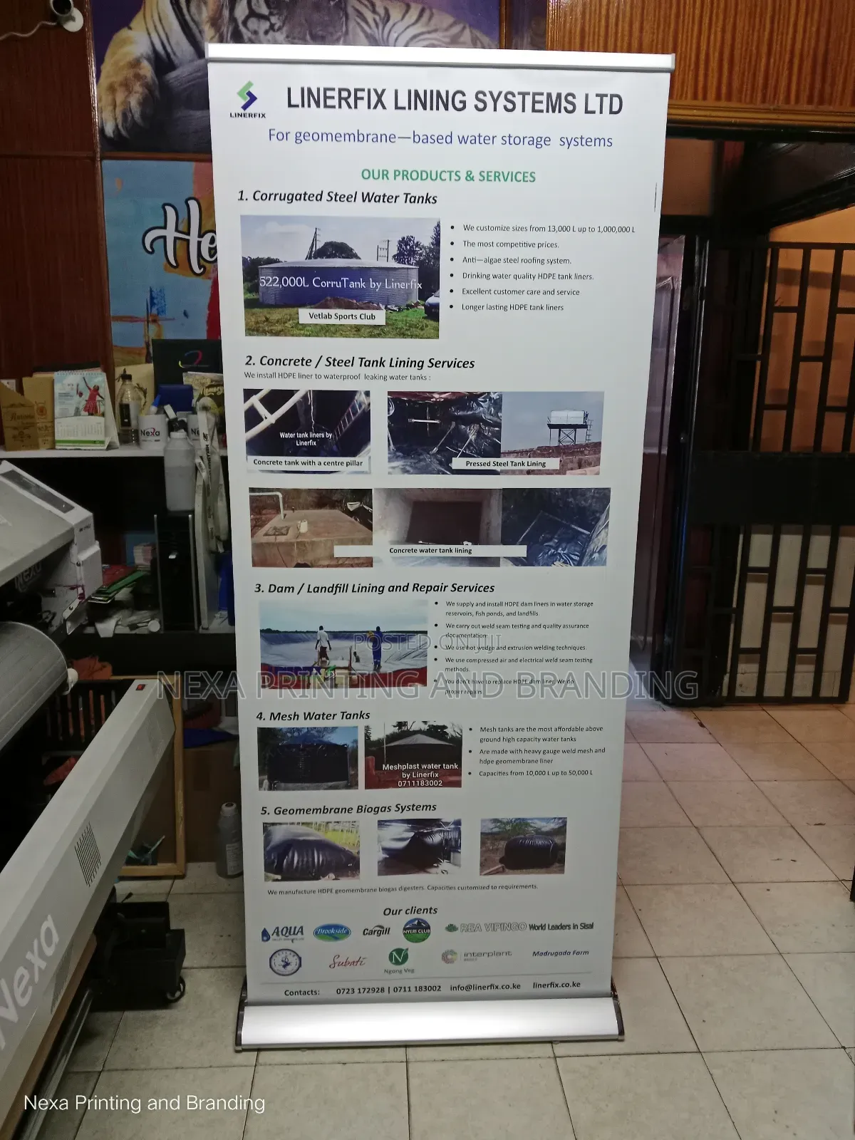 Modern Broadbase Roll-up Banner Printing