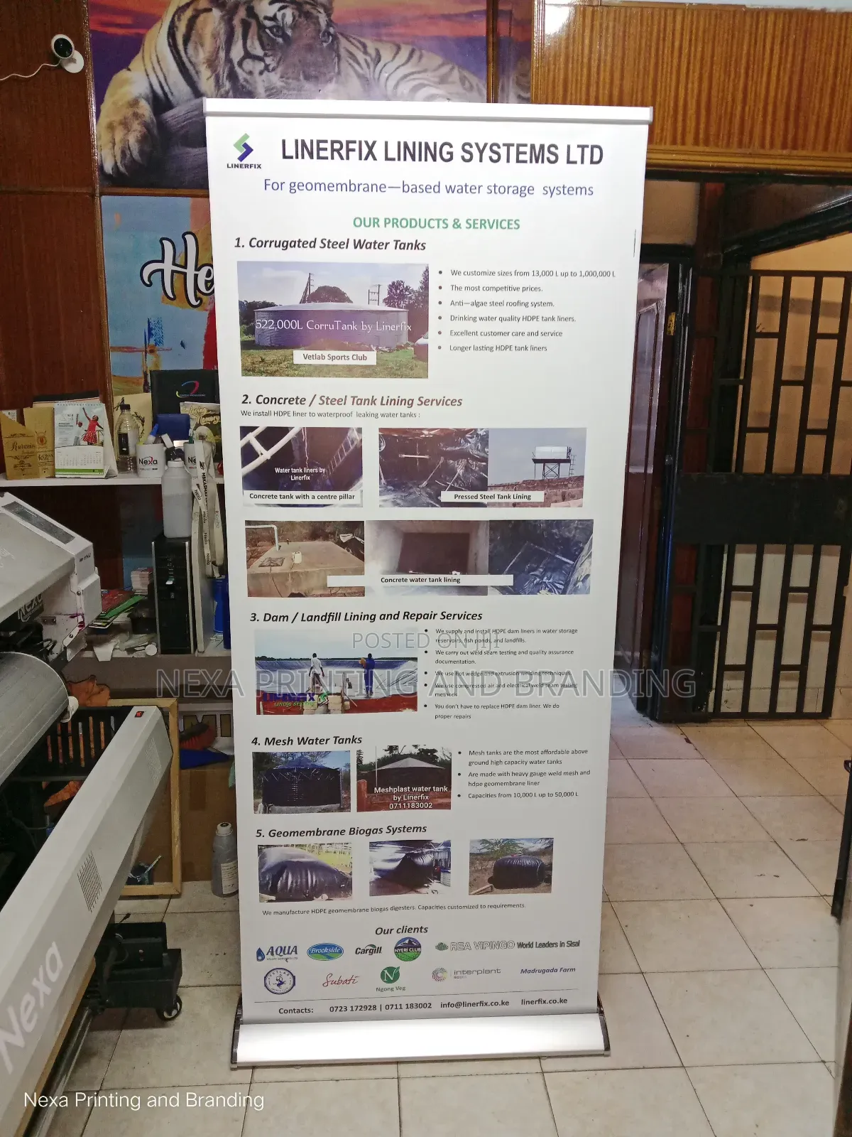 Modern Broadbase Roll-up Banner Printing