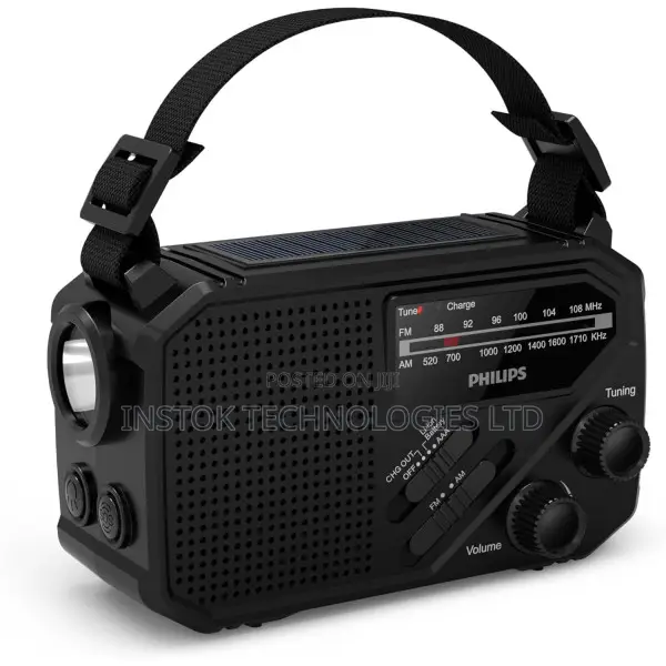 Philips Tar1609 Portable Rechargeable Radio With Torch