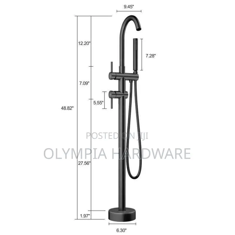 Standing Circle Bath Tub Mixer