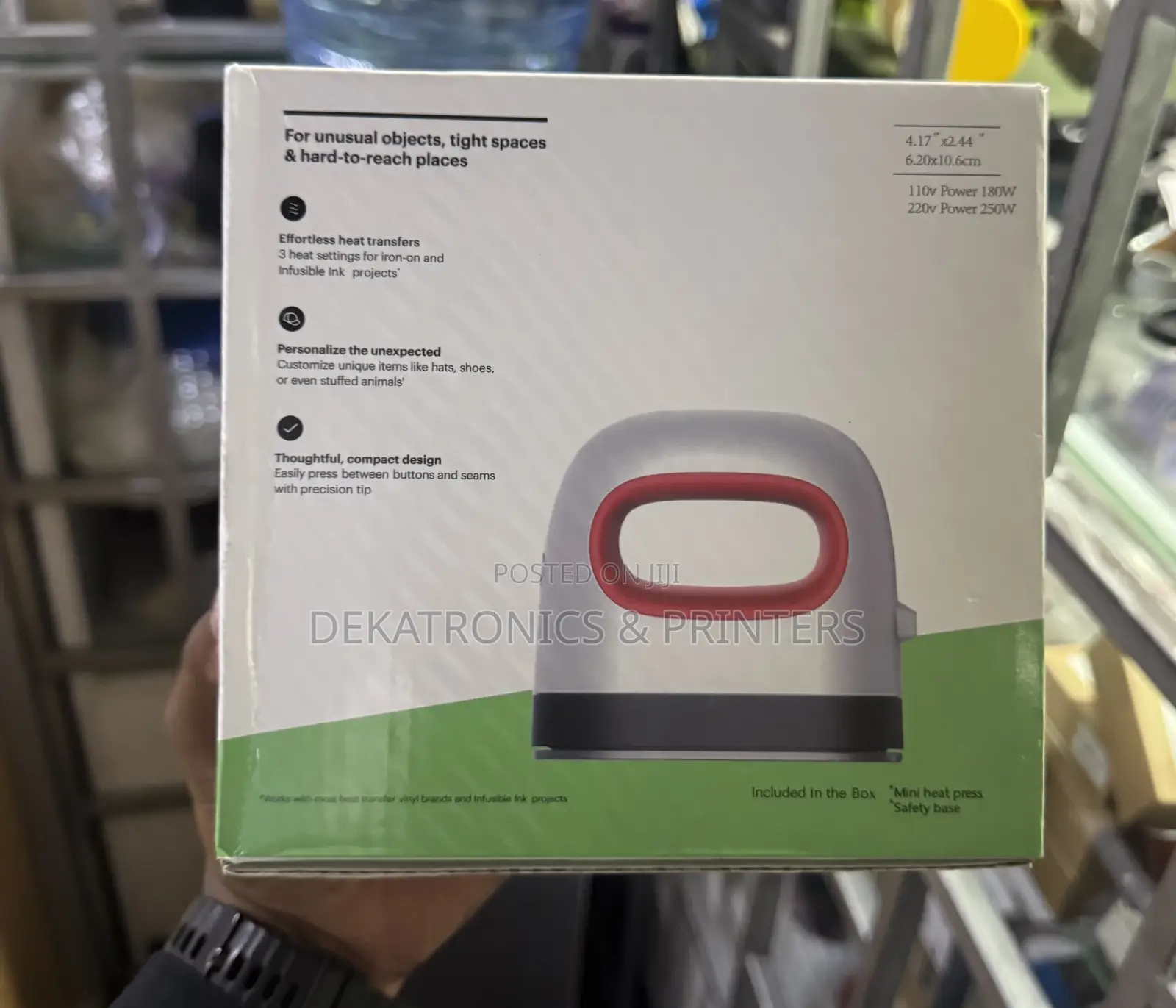 Portable Mini Heat Press Machine (6.20cm by 10.6cm)
