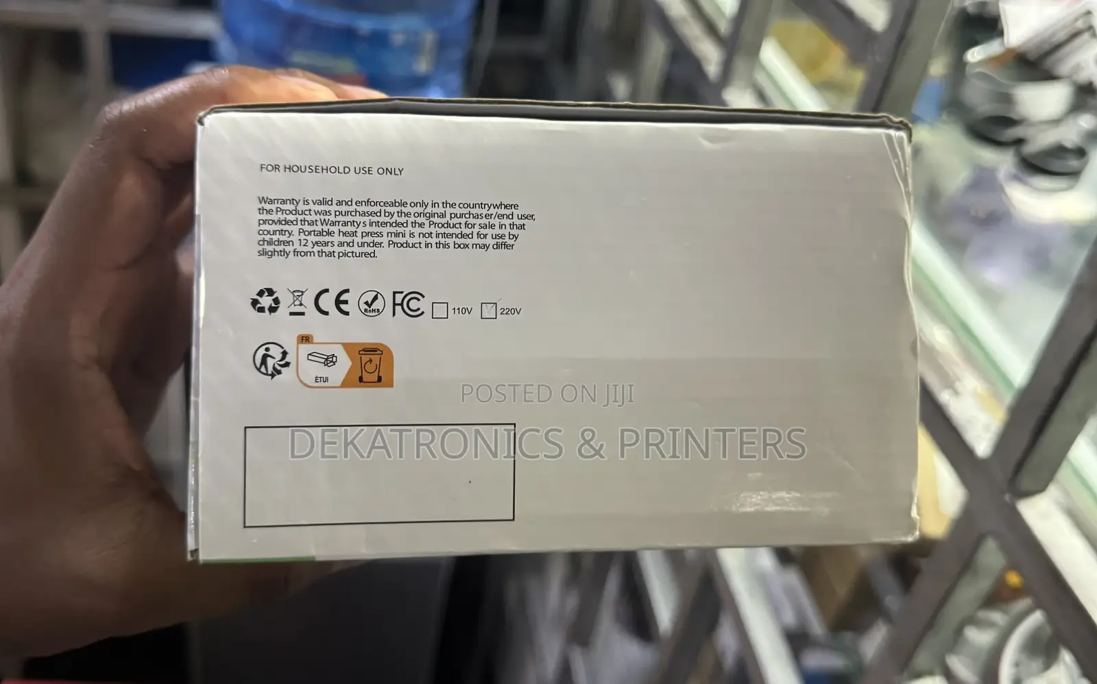 Portable Mini Heat Press Machine (6.20cm by 10.6cm)