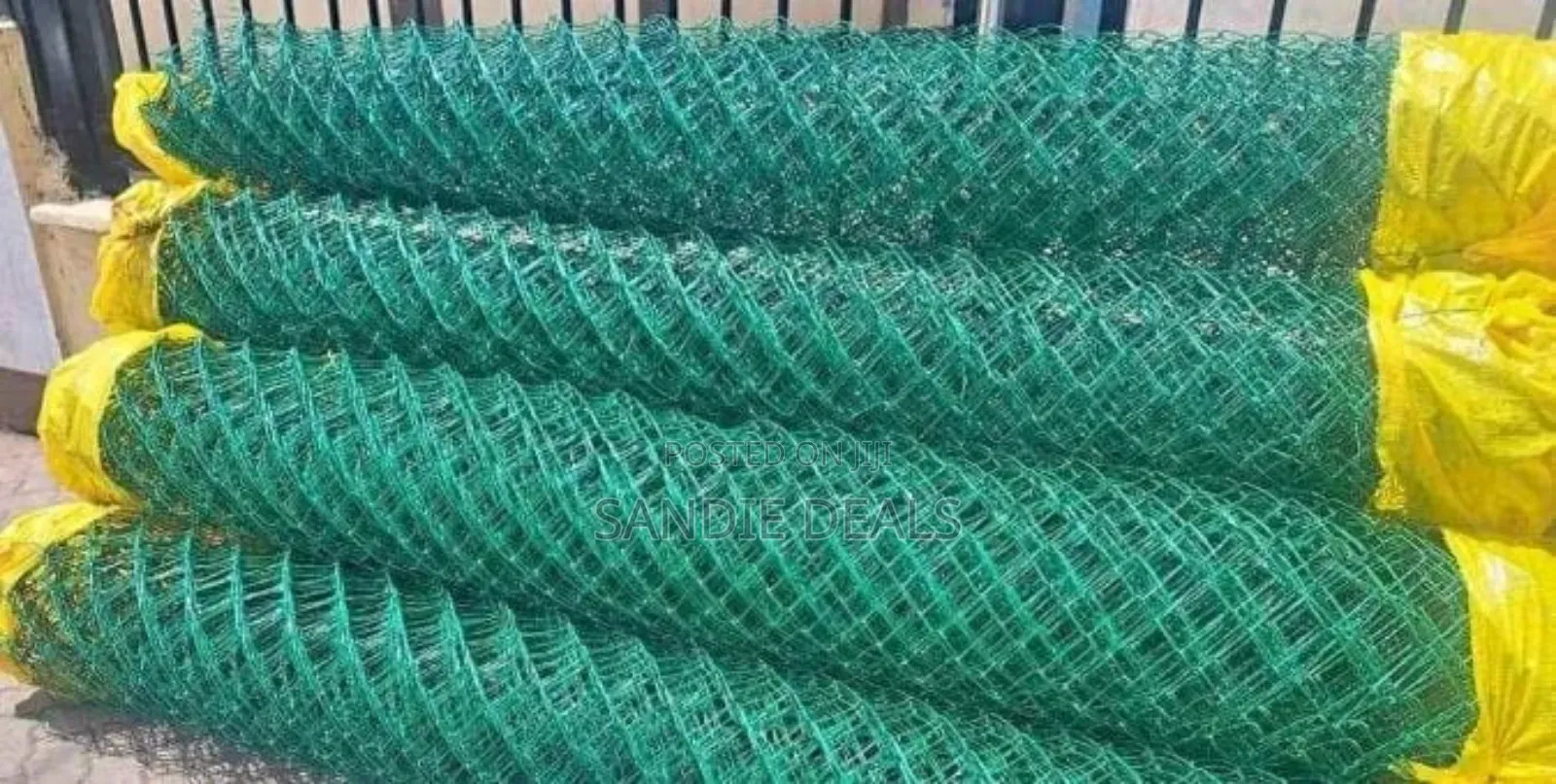 Greeb PVC Coated Chainlink