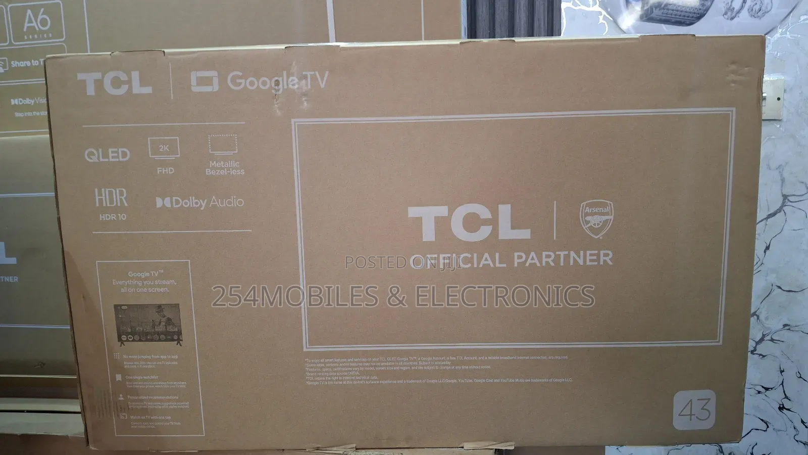 TCL 43 Inch Qled Google Tv Smart Android Full Hd-43s5k