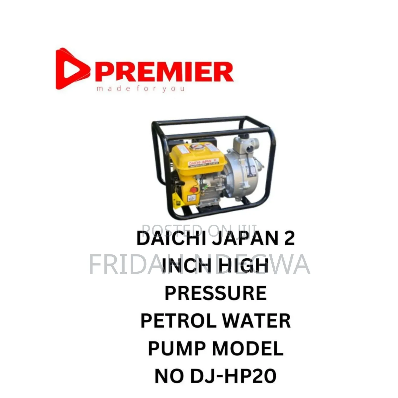 Daichi Japan 2 Inches High Pressure Petrol Water Pump
