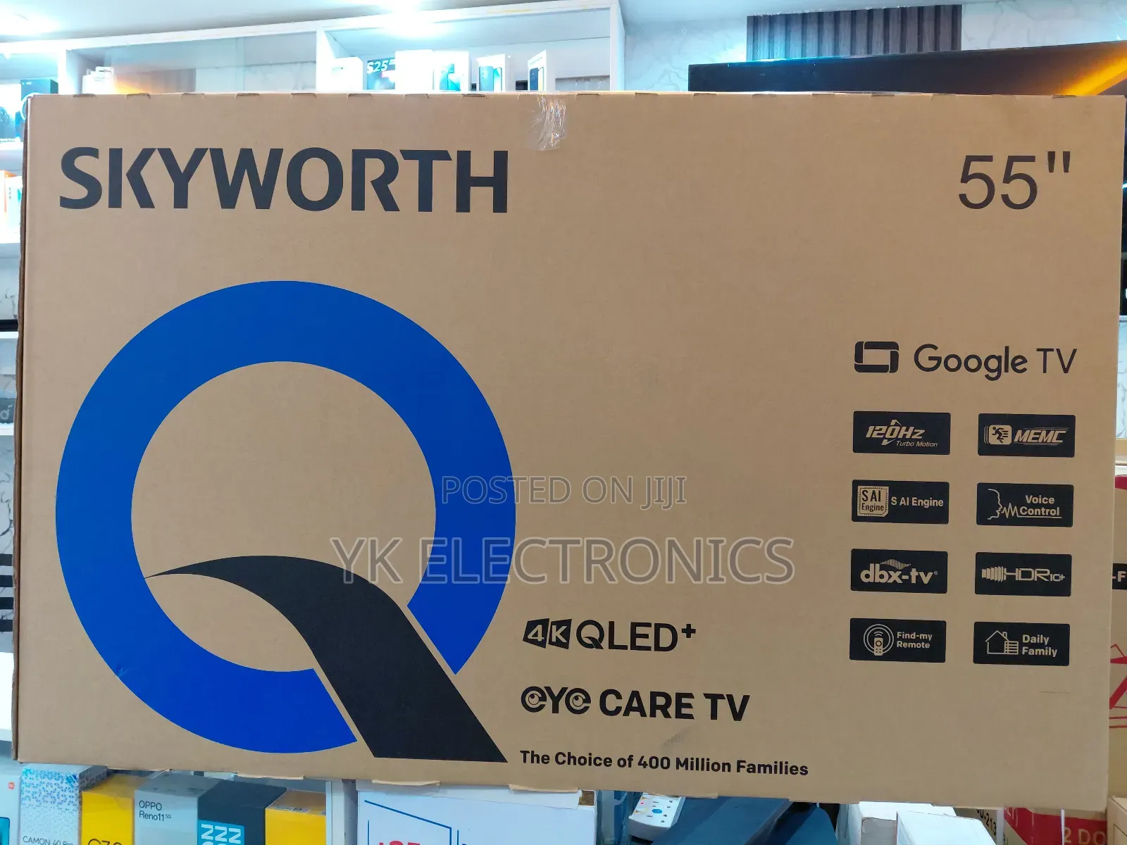 Skyworth 55q6500h 55′′ Qled Google Tv – Uhd, 2025 Edition