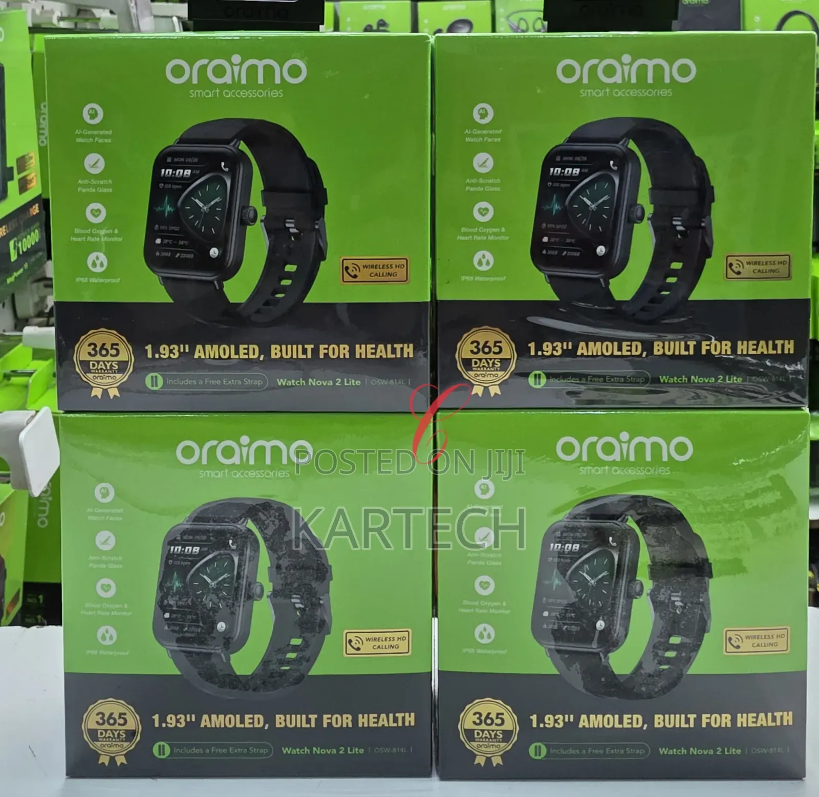 Oraimo Watch Nova 2 Lite Osw-814l Ip68 Wireless Smart Watch