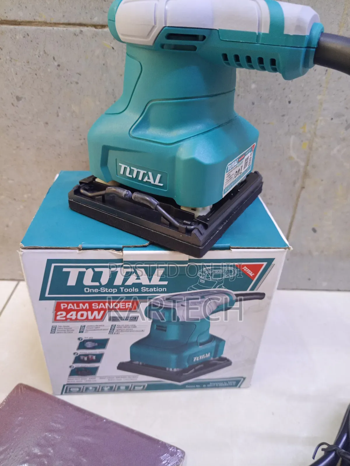 Total Industrial Palm Sander (240w) Tf