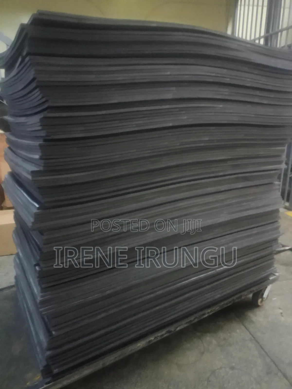 Black Gym Flooring, 5ft +3ft