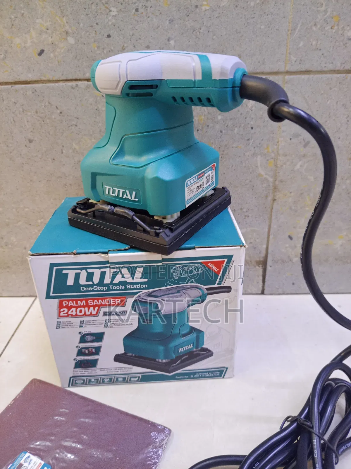 Total Industrial 14000rpm Palm Sander (240w)