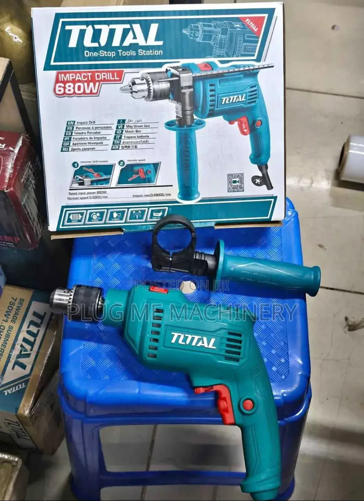 Total Drill680w/ Electric Total Drill Machine