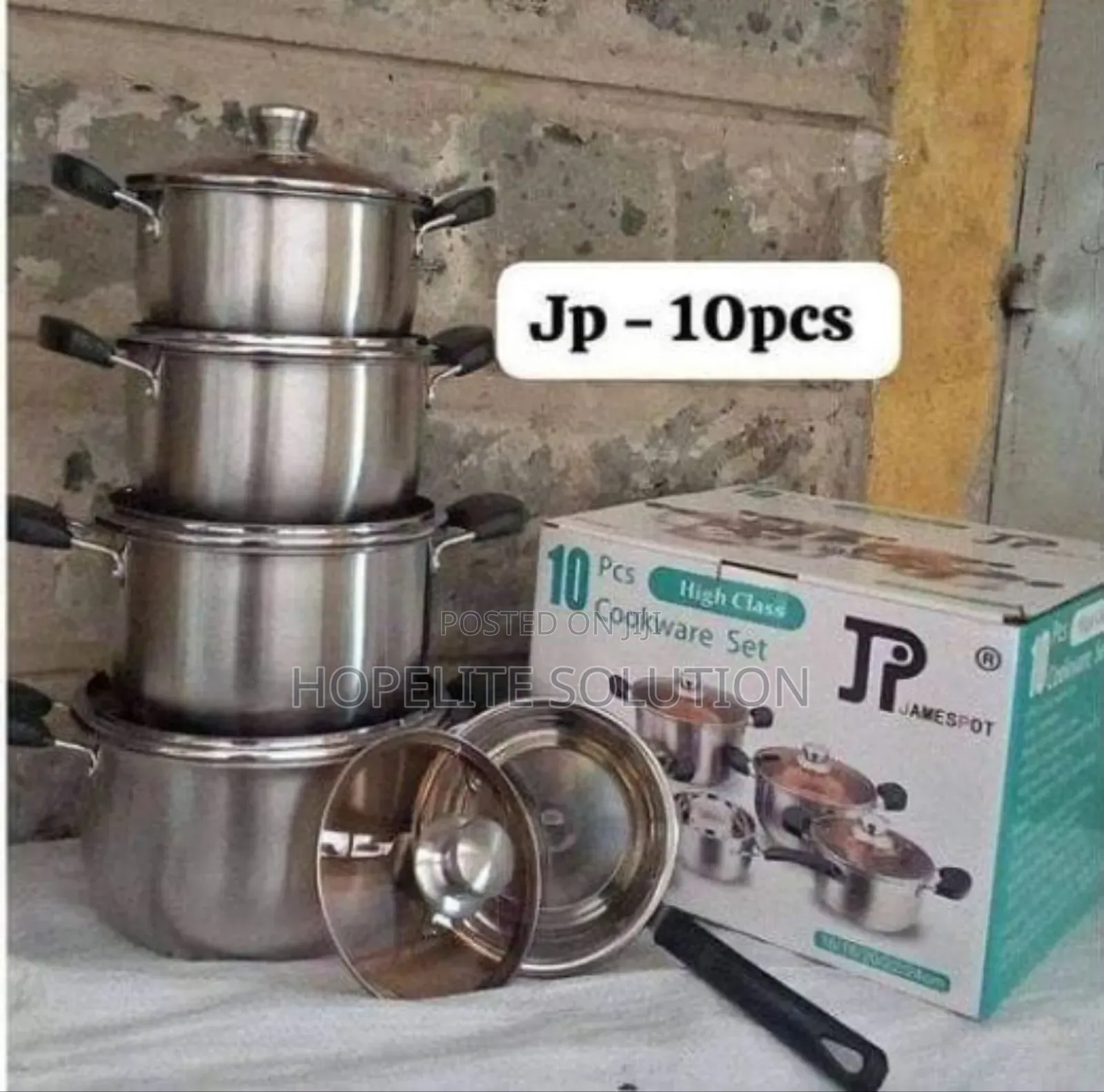 Jp Stainless Sufuria Set