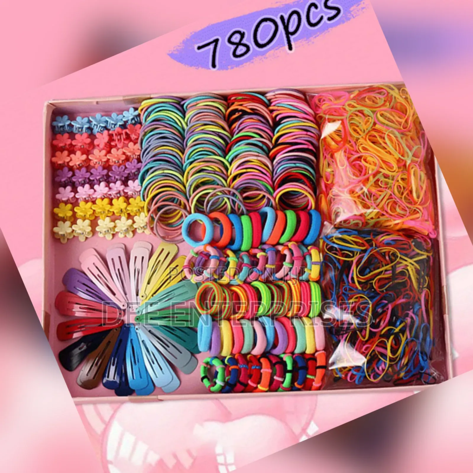 Girls Colorful Hair Bands Set