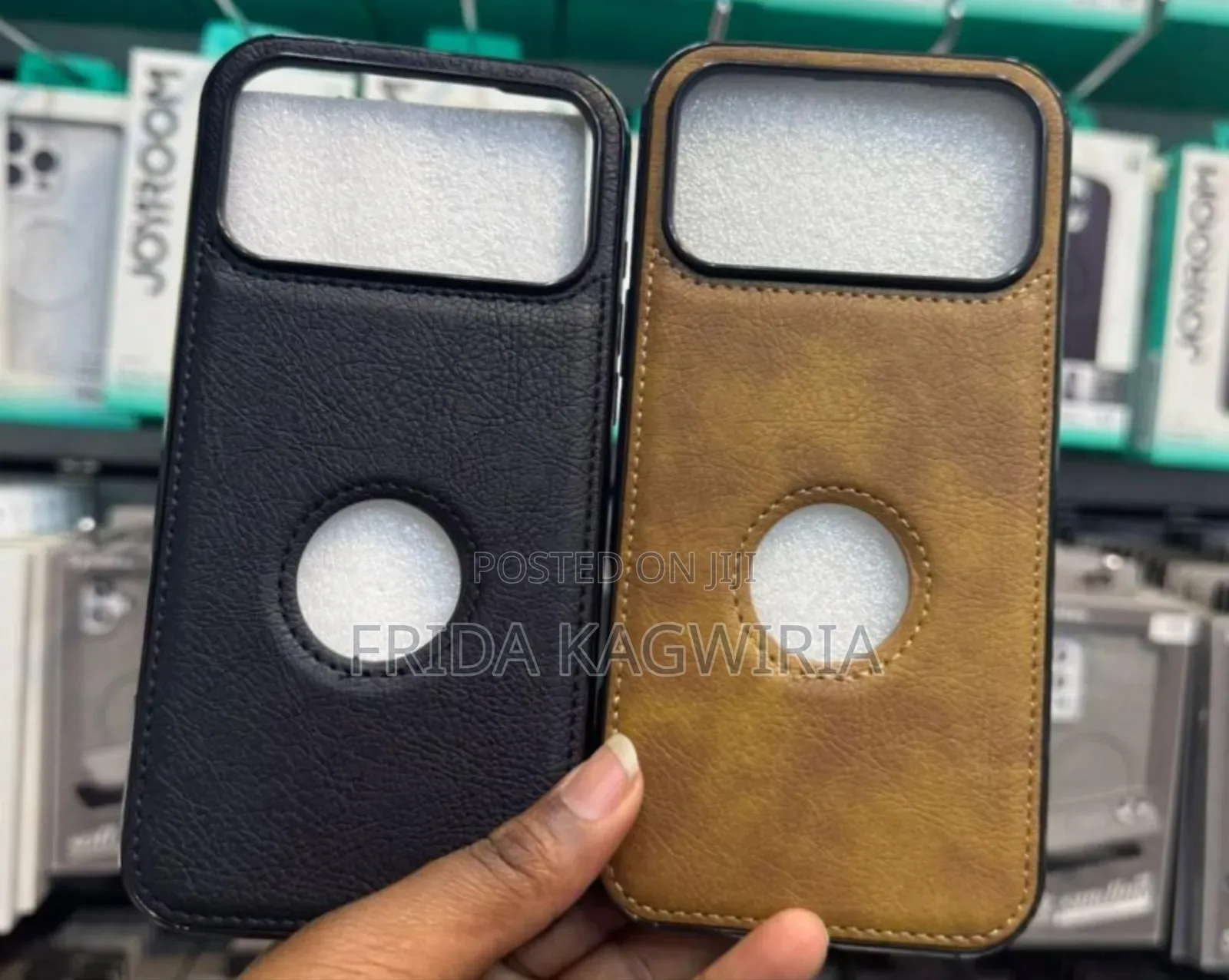 iPhone 17 Pro Max Leather Back Cover