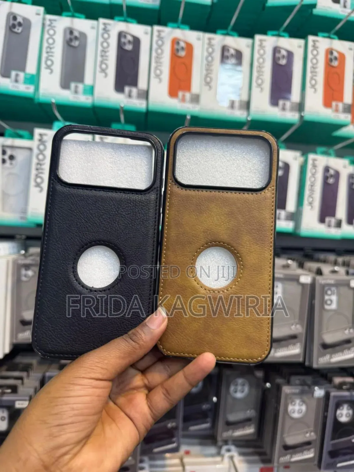 iPhone 17 Pro Max Leather Back Cover