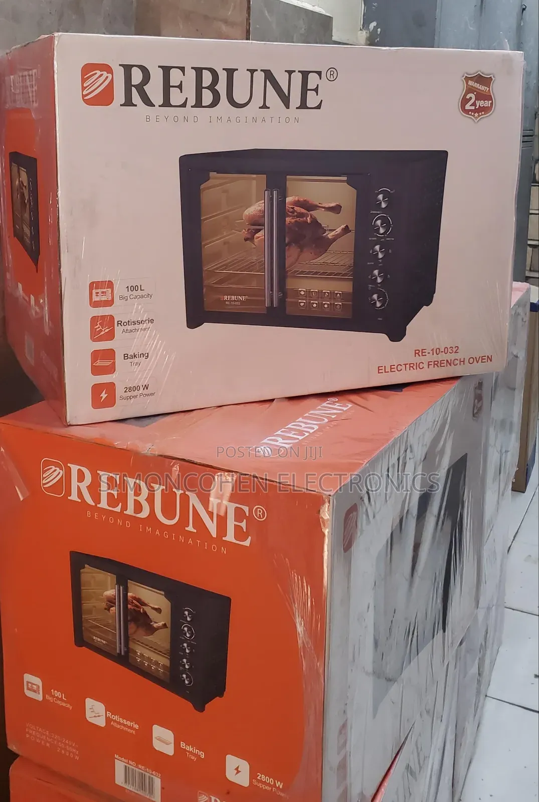 100 Litres Rebune  Commercial Double Door  Oven @