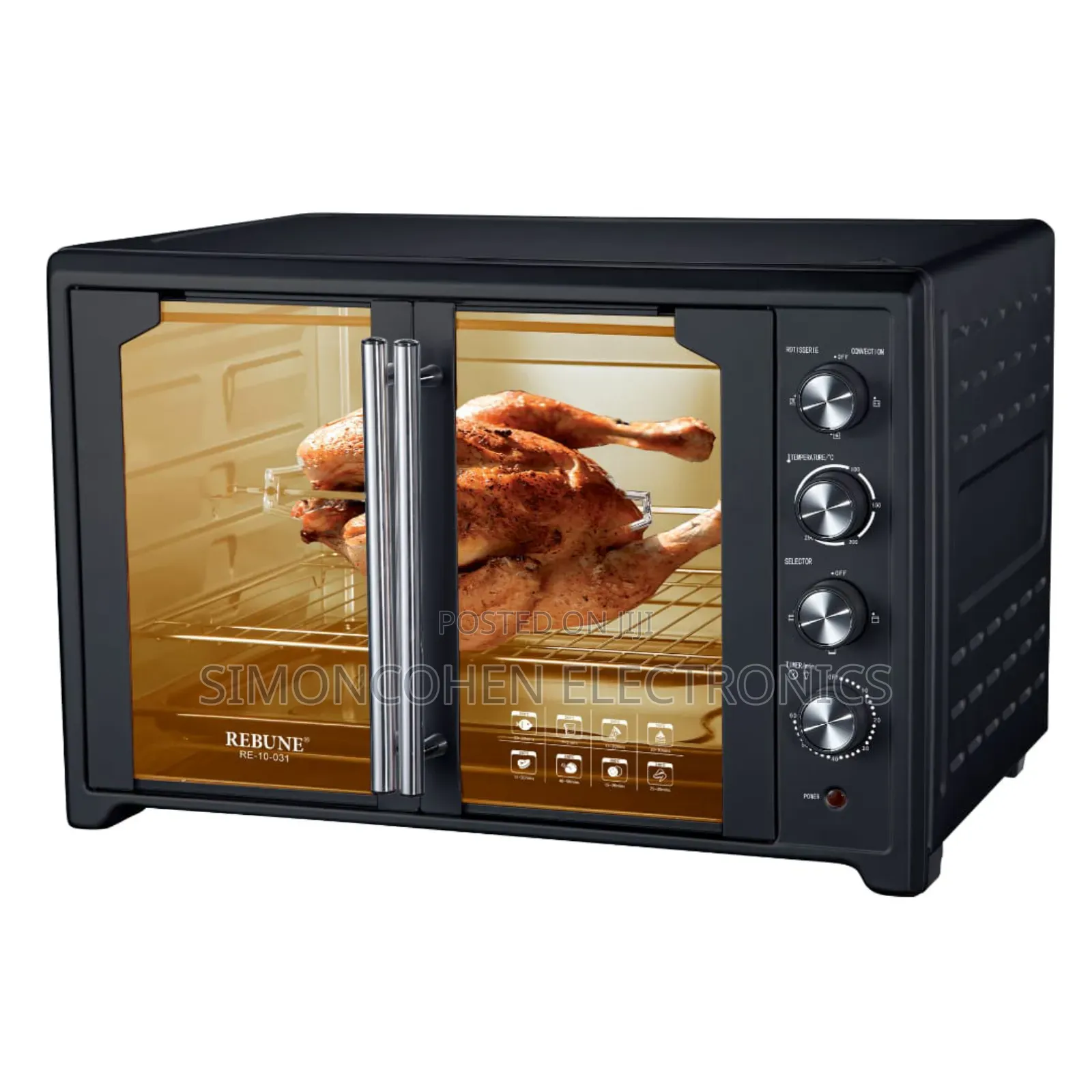 75l Rebune Commercial Double Door Oven