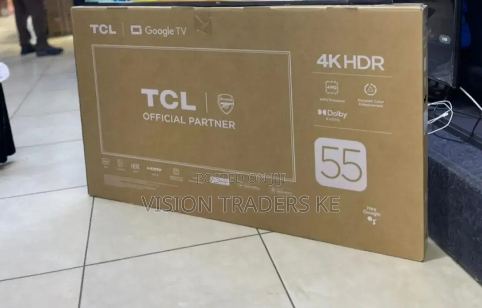 TCL Tv 55inches Google HDR 55v6c Frameless Tv