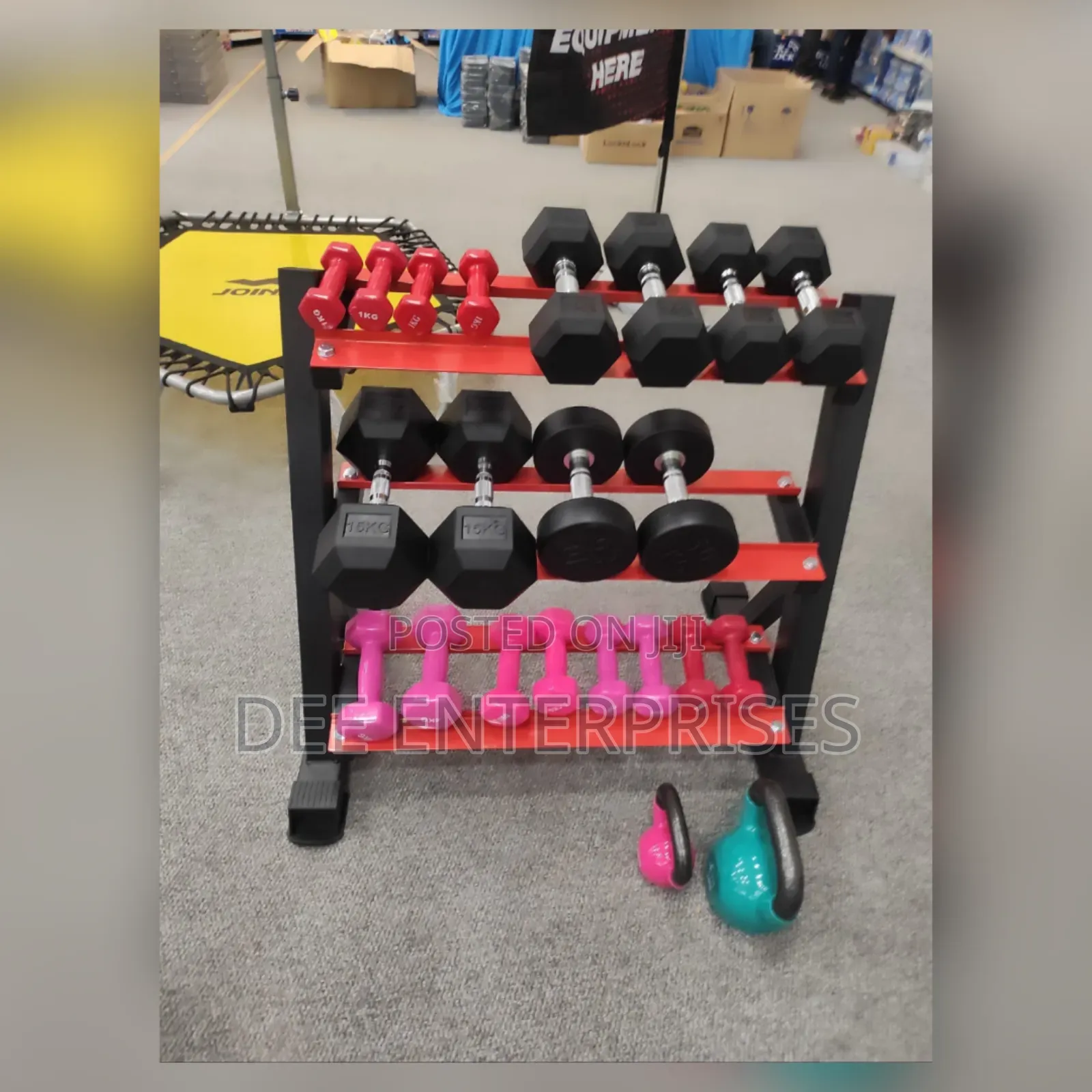 3tie Dumbbells Rack