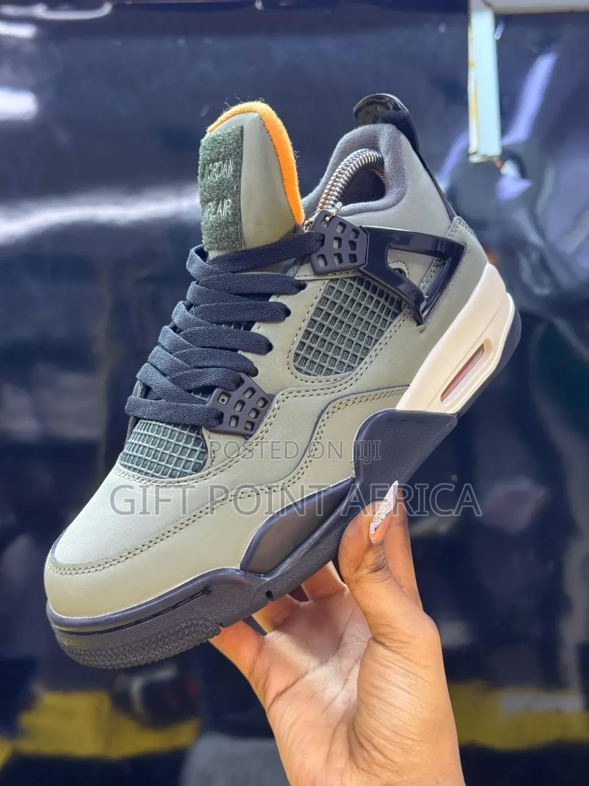 Undefeated  Air Jordan 4
“ Deep Green "