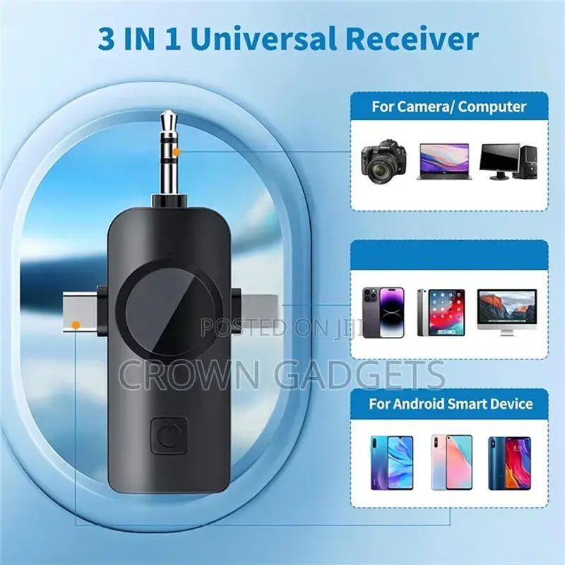 Noise Reduction F11-2 Wireless Clip-on Mic for Smartphones