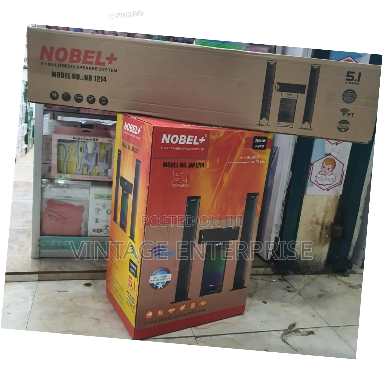 Nobel Nb-1214 5.1ch High Tech Multimedia Sound System Bt/Fm/Usb/Aux.