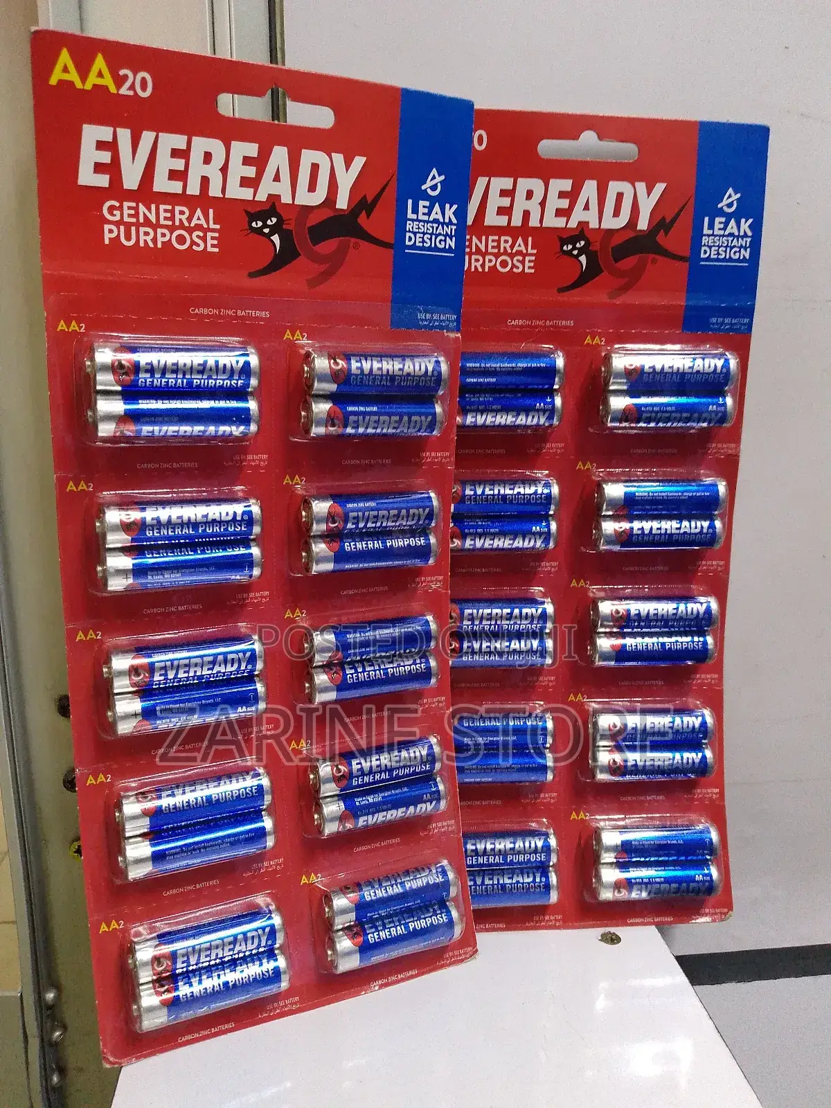 Aa and Aaa Eveready Batteries