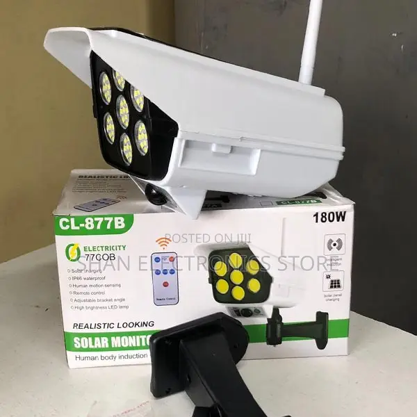 Fake Camera Solar Light Dummy CCTV Camera Solar Light Outdoor