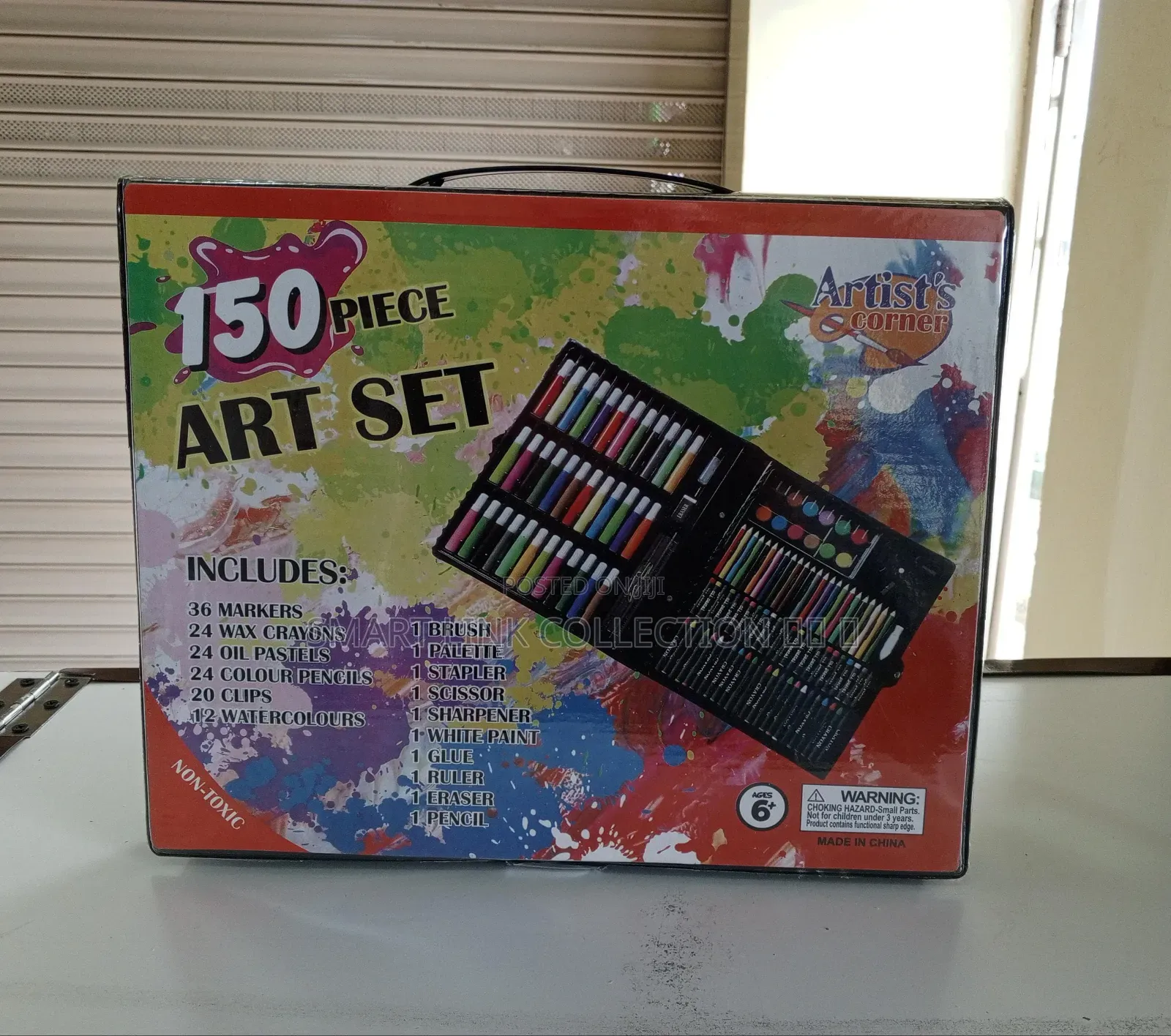 150-Piece Briefcase Art Set.