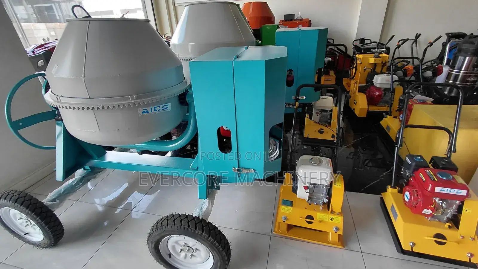 Aico Japan 400l Diesel Concrete Mixer 7hp Engine
