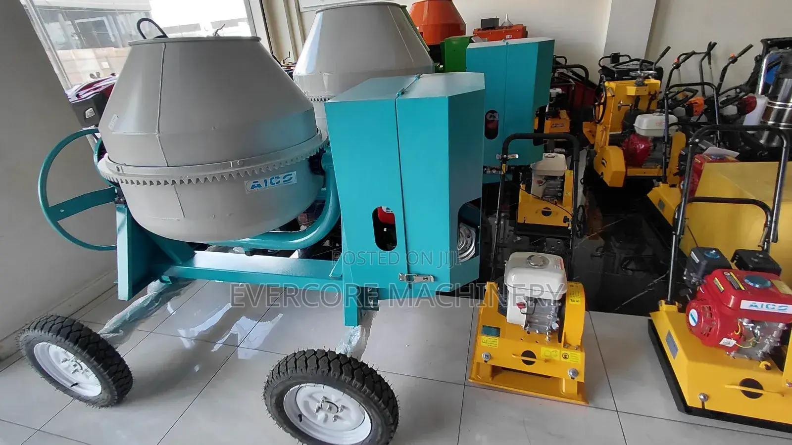 Aico Japan 400l Diesel Concrete Mixer 7hp Engine
