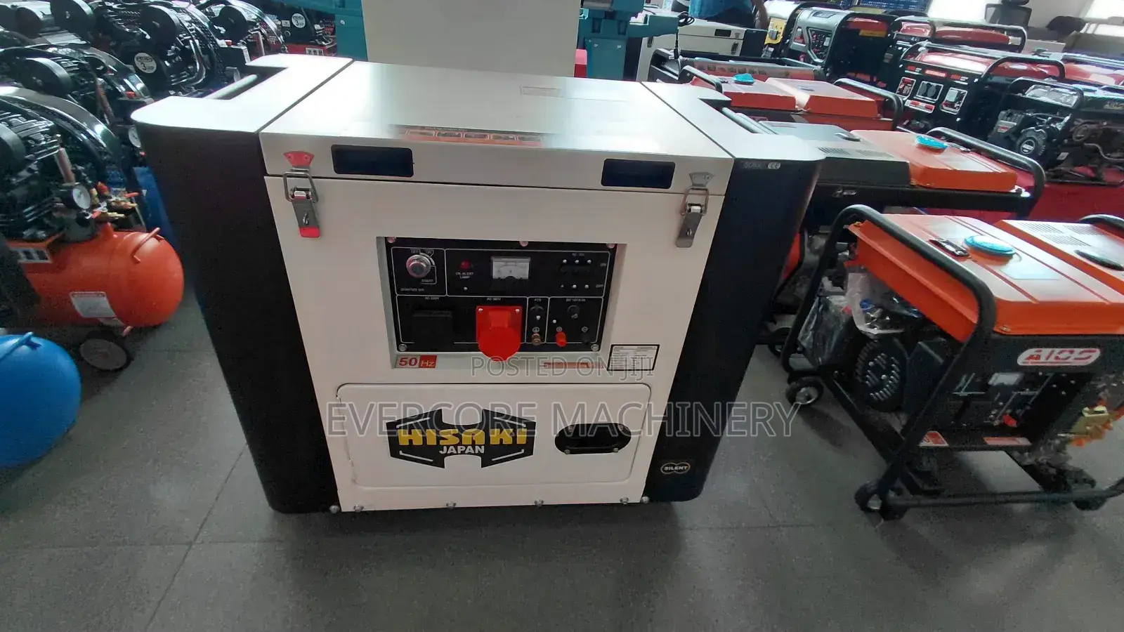 Hisaki Japan 10kva Diesel Silent Generator.