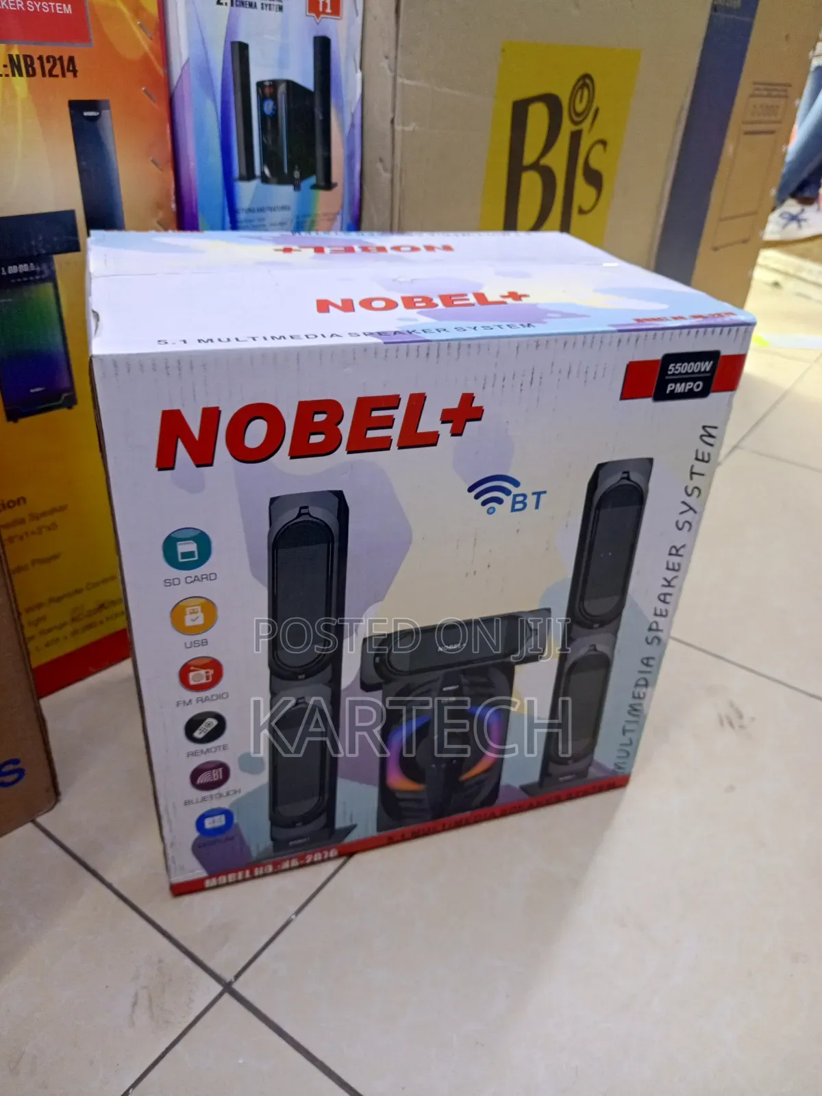Nobel+ Home Theatre 5.1 Surround Sound System – Model Nb2070