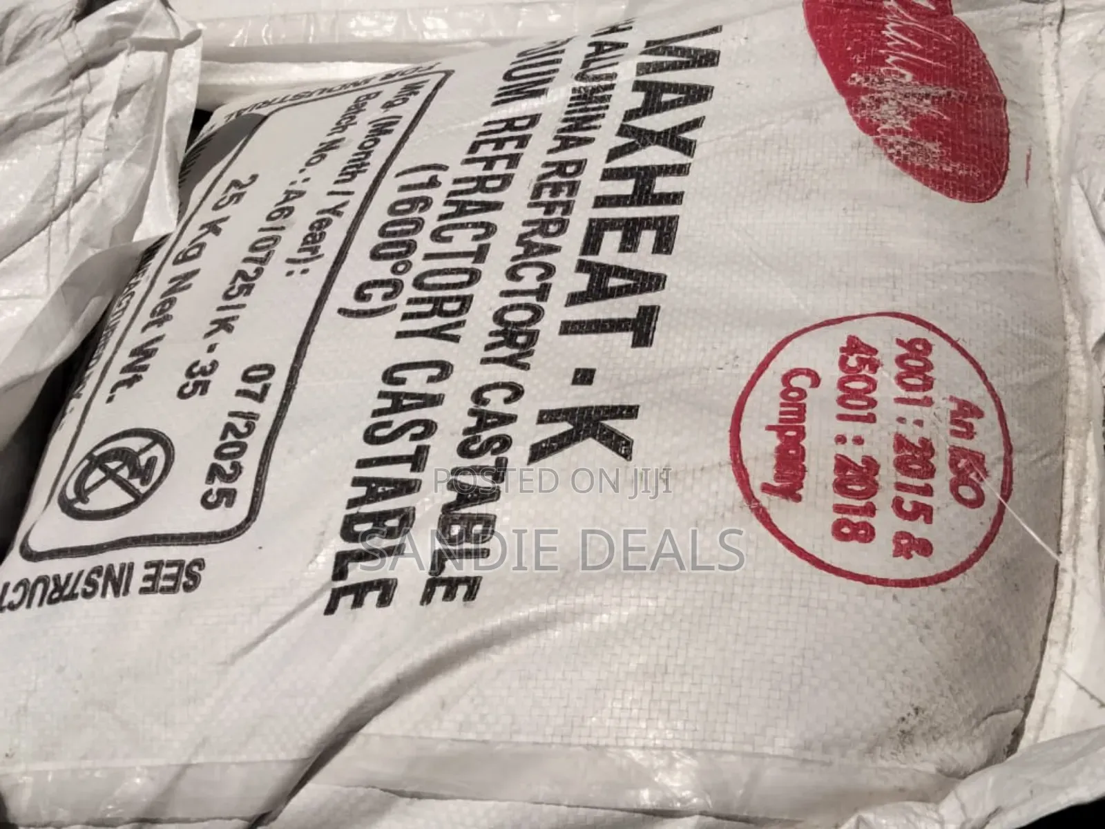 Incinerator Castable Cement Maxheat K