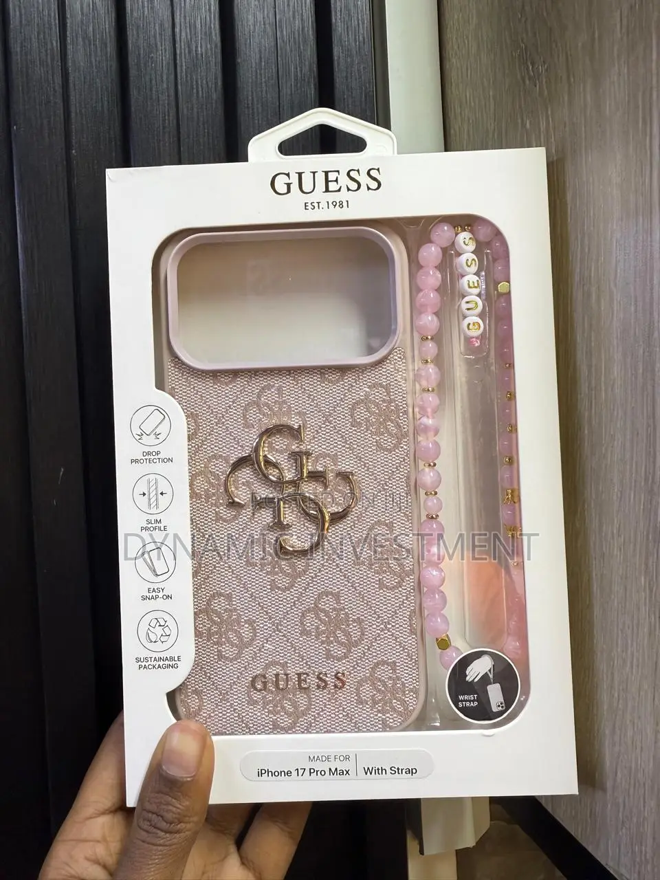 Guess Hard Case/Cover With Strap for Apple iPhone 17 Pro Max