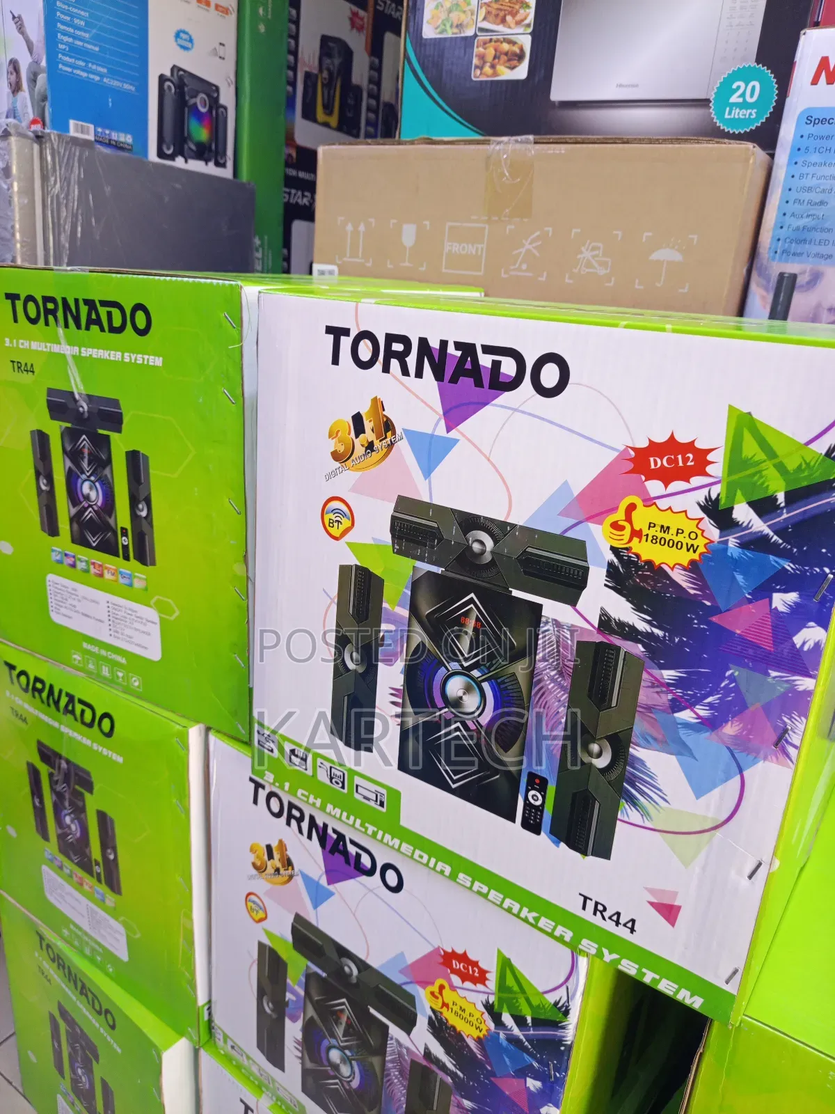 Tornado Tr44 3.1ch Powerful Bass Multimedia Speaker System