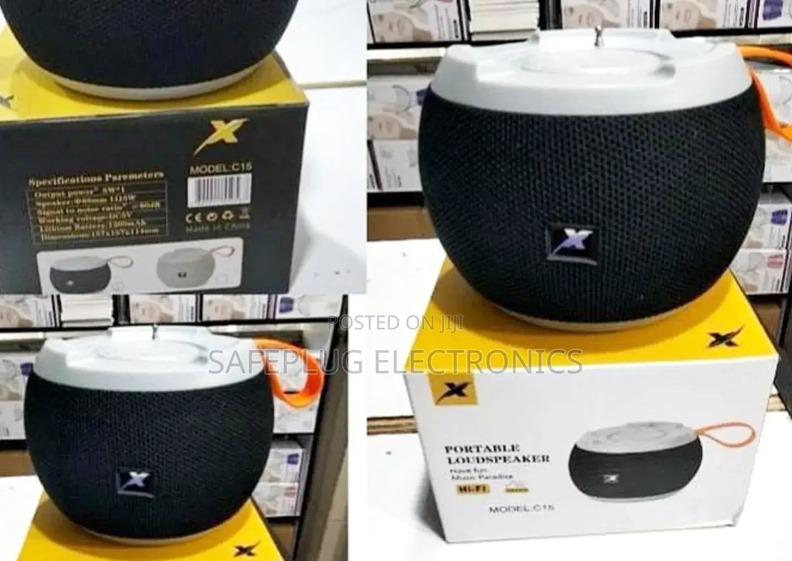 C15 Rechargable Bluetooth Speaker - 1200mah