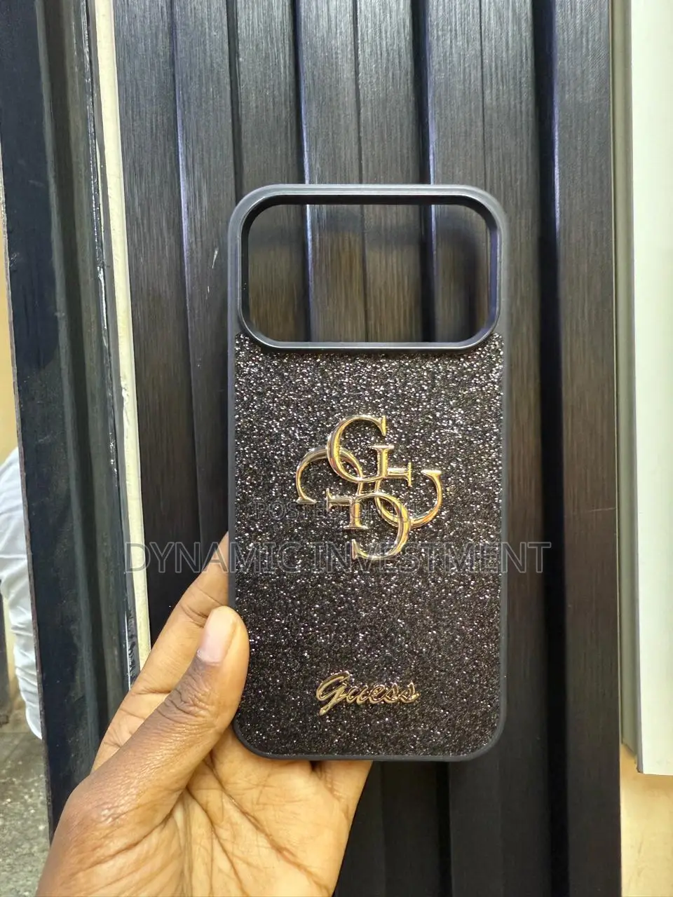 iPhone 17 Pro Max Guess Glitter Shockproof Hard Case/Cover