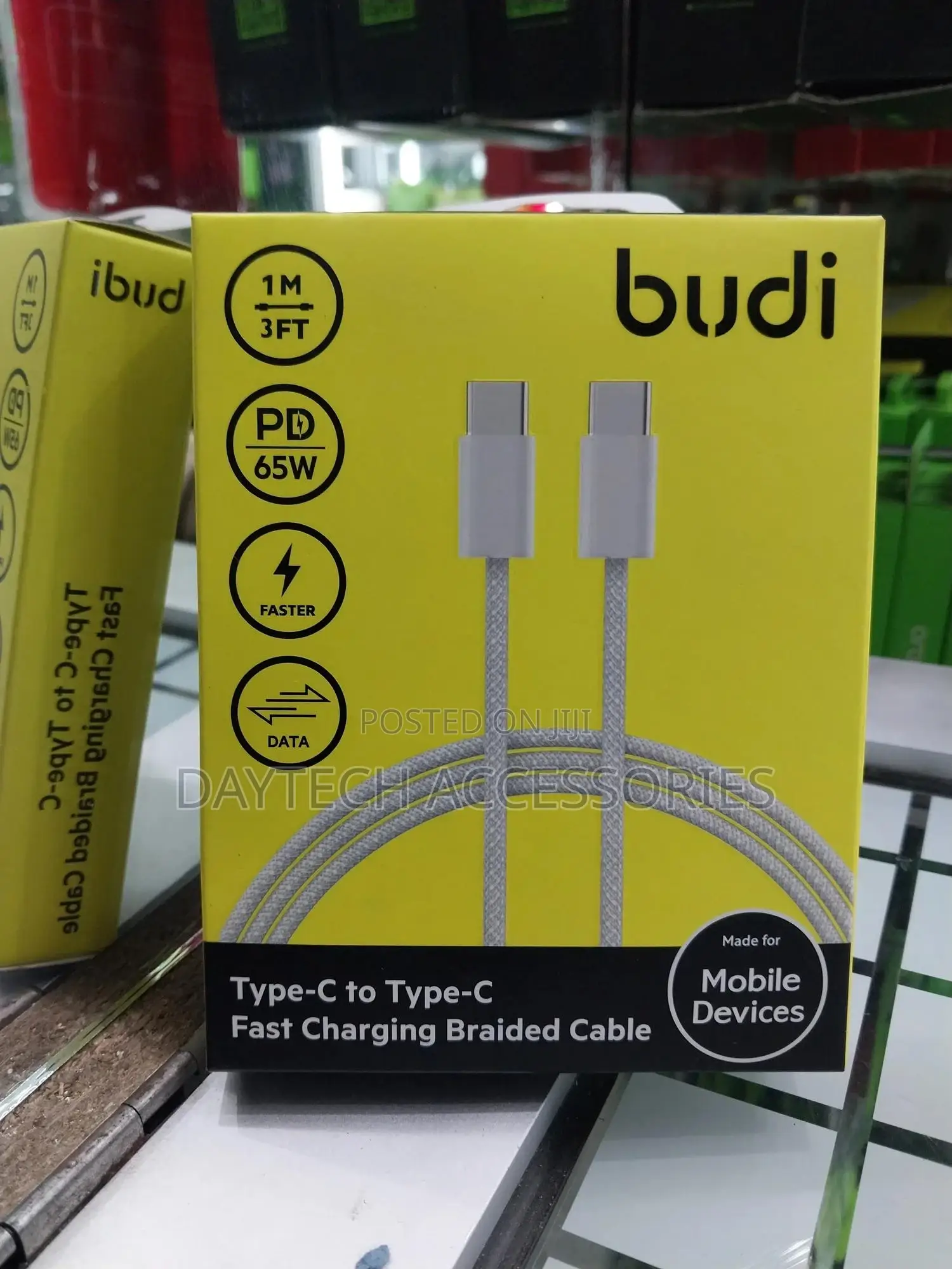 Budi Type-C to Type - C Fast Charging Cable