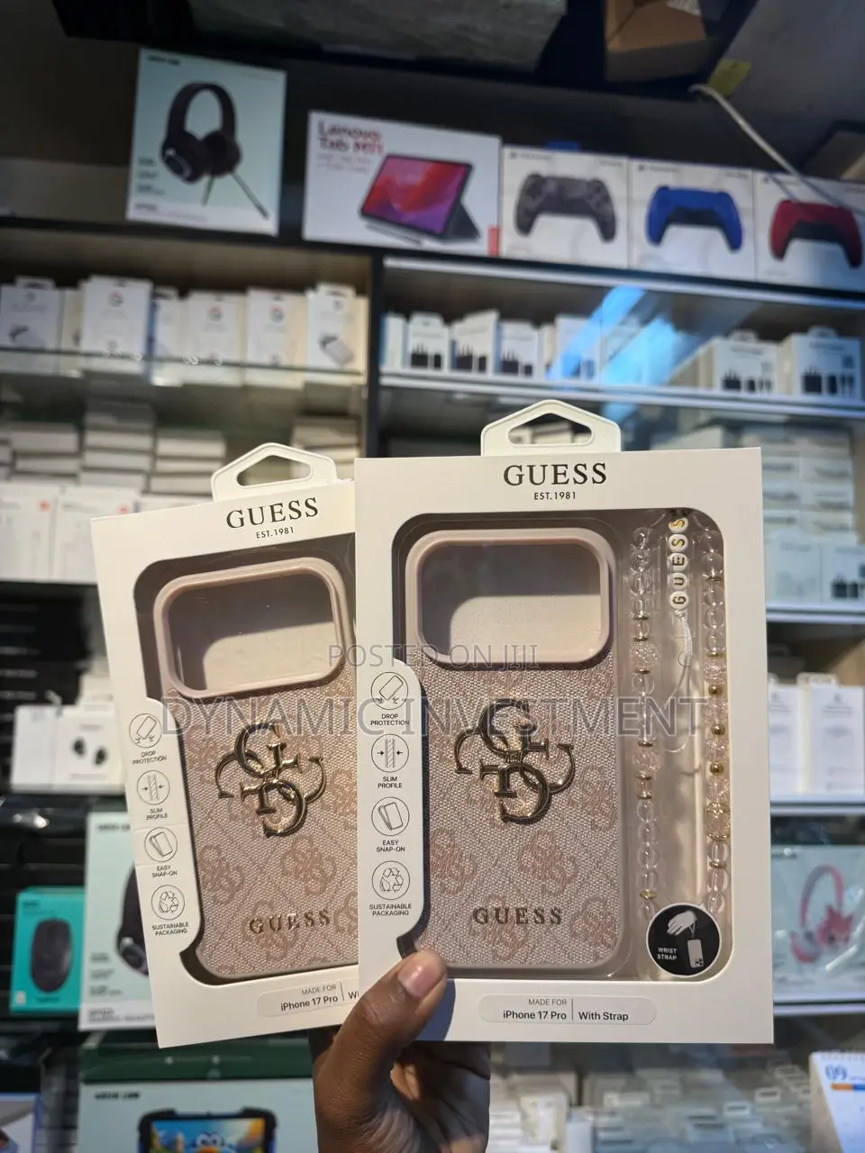 Apple iPhone 17 Pro Guess Shockproof Case/Cover With Strap