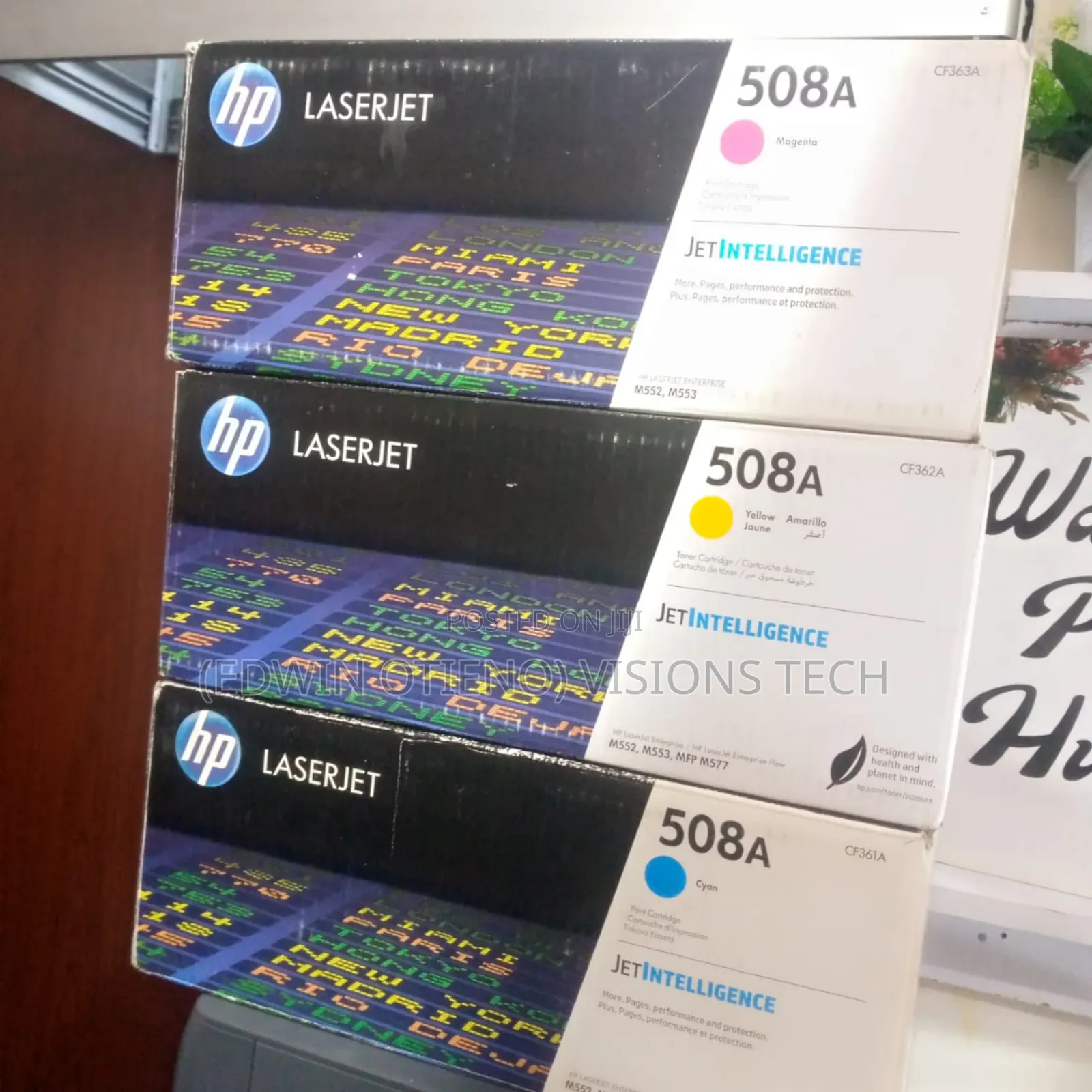 Hp 508a Toner for Hp Colour Laserjet Enterprise M577, M553