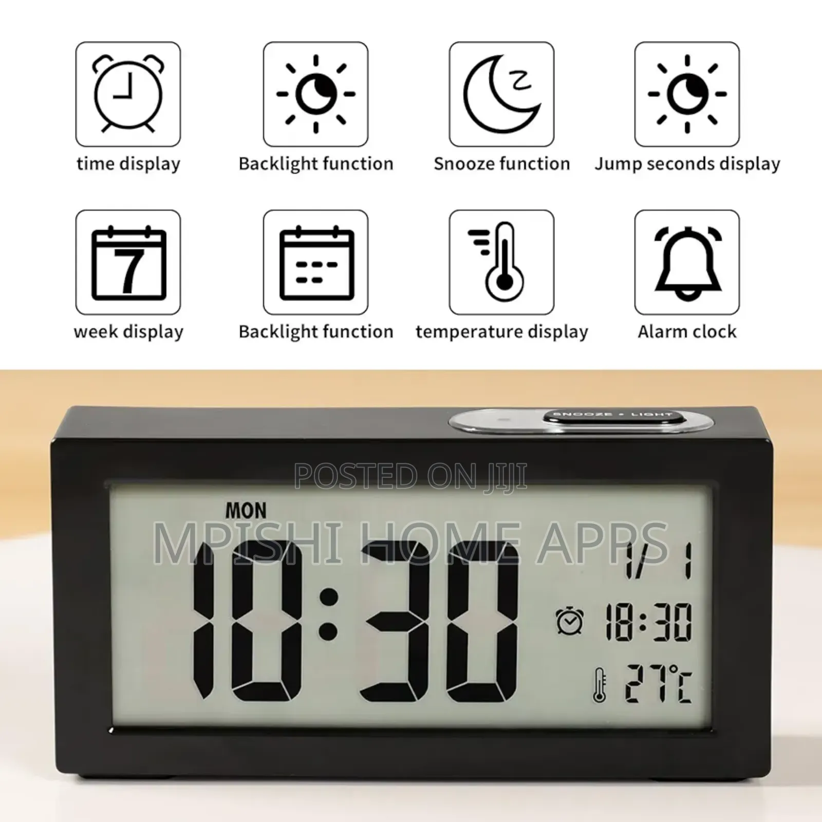 Led Digital Alarm Clock